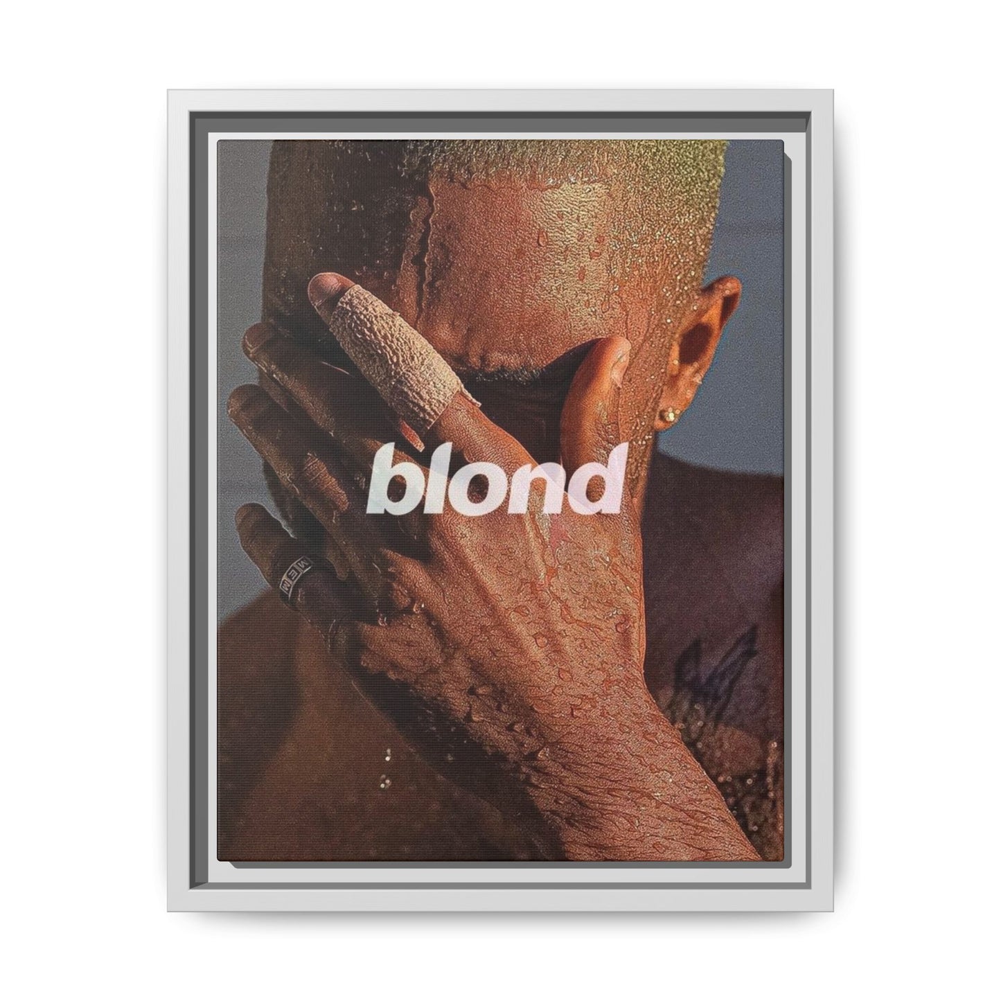 BLOND CANVAS WITH FRAME