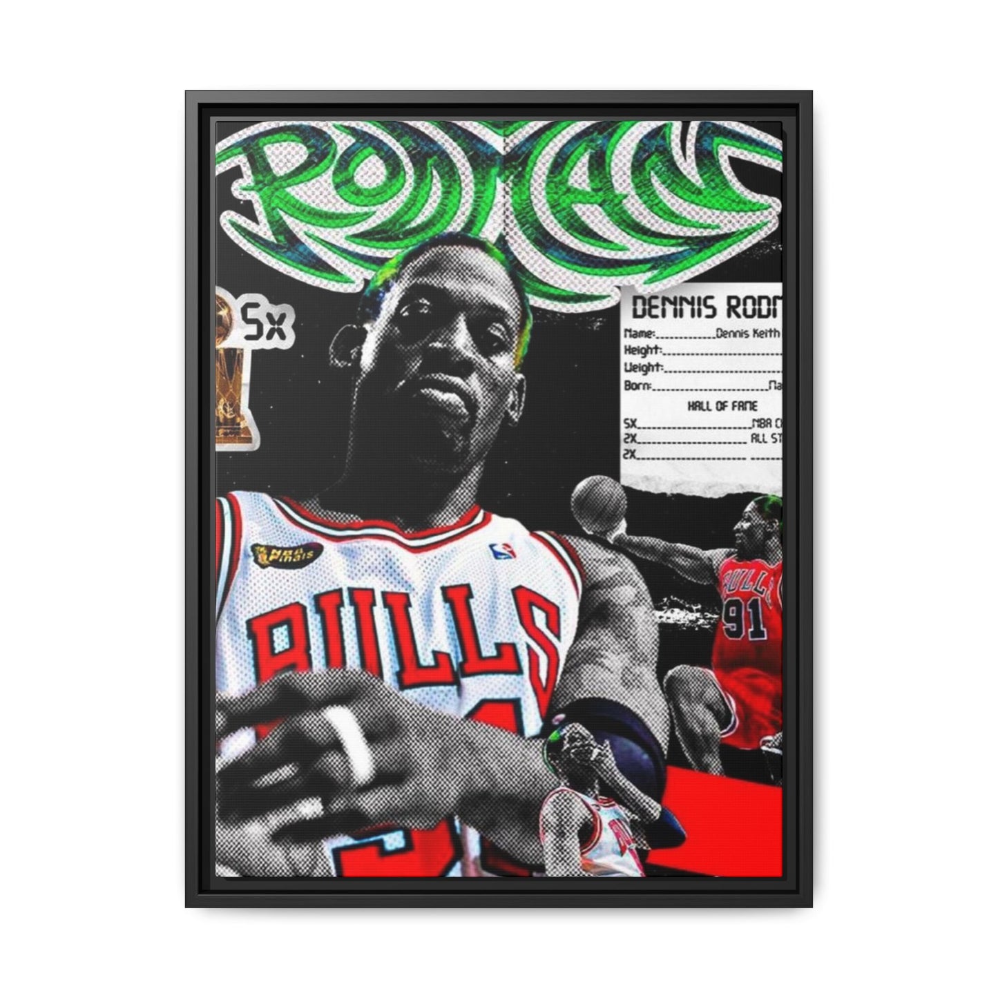 RODMAN CANVAS WITH FRAME
