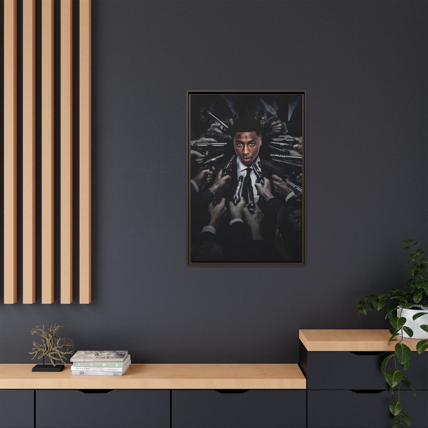 YOUNGBOY CANVAS WITH FRAME