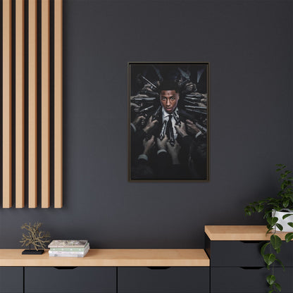 YOUNGBOY CANVAS WITH FRAME
