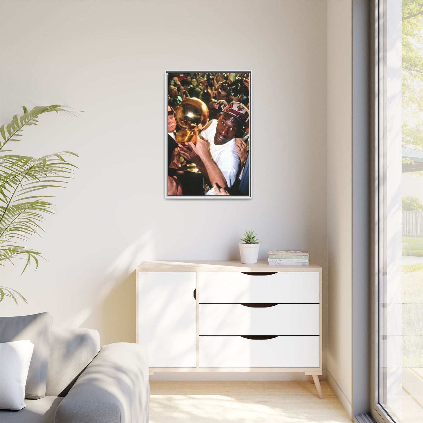 MJ CANVAS WITH FRAME