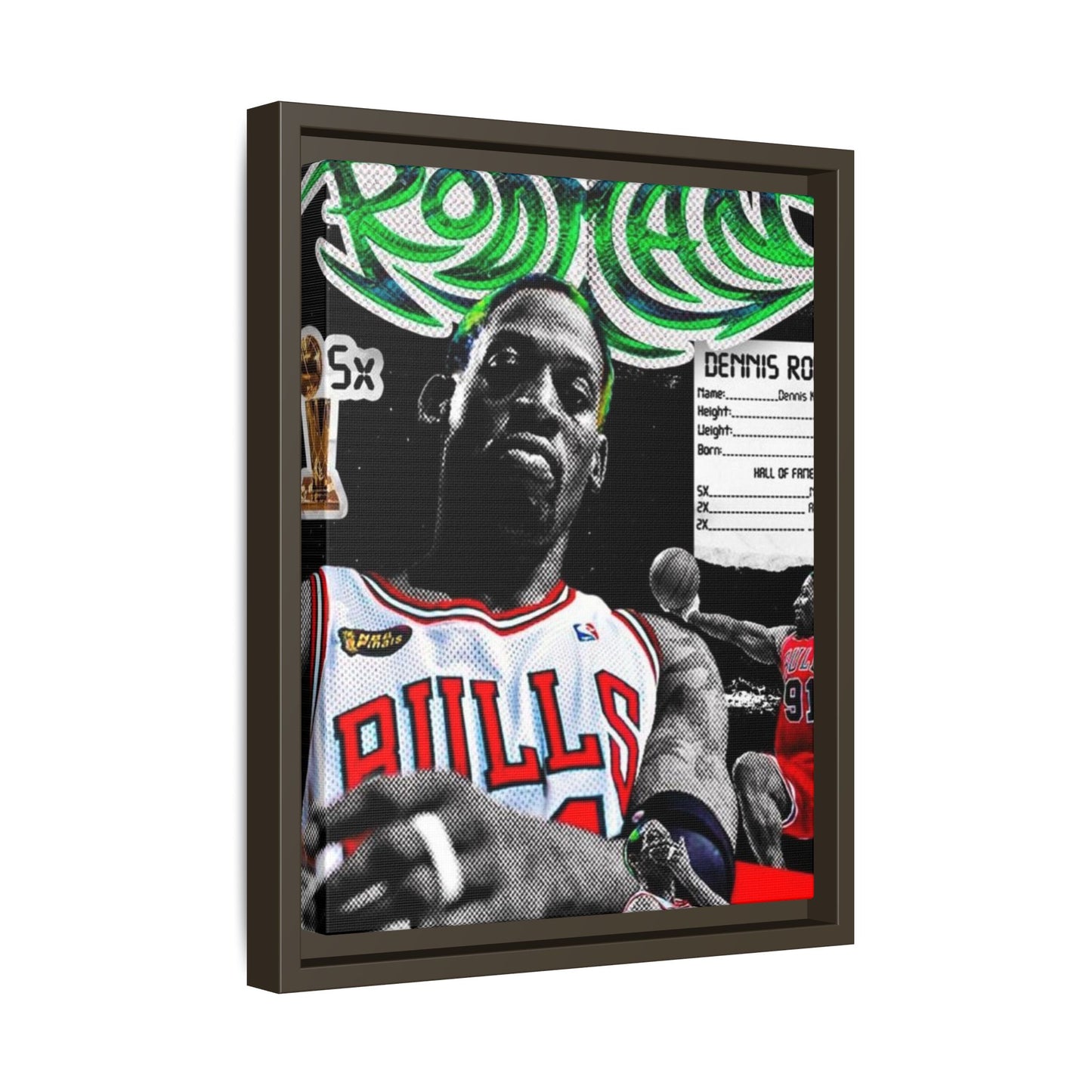 RODMAN CANVAS WITH FRAME