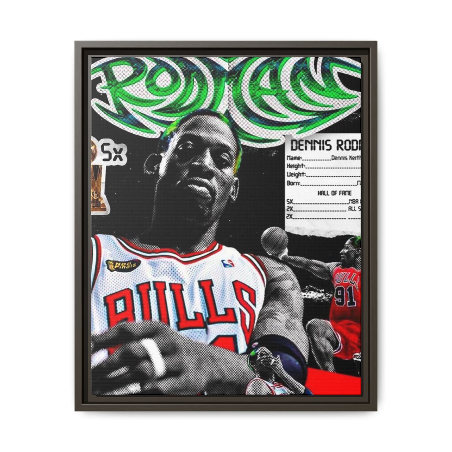 RODMAN CANVAS WITH FRAME