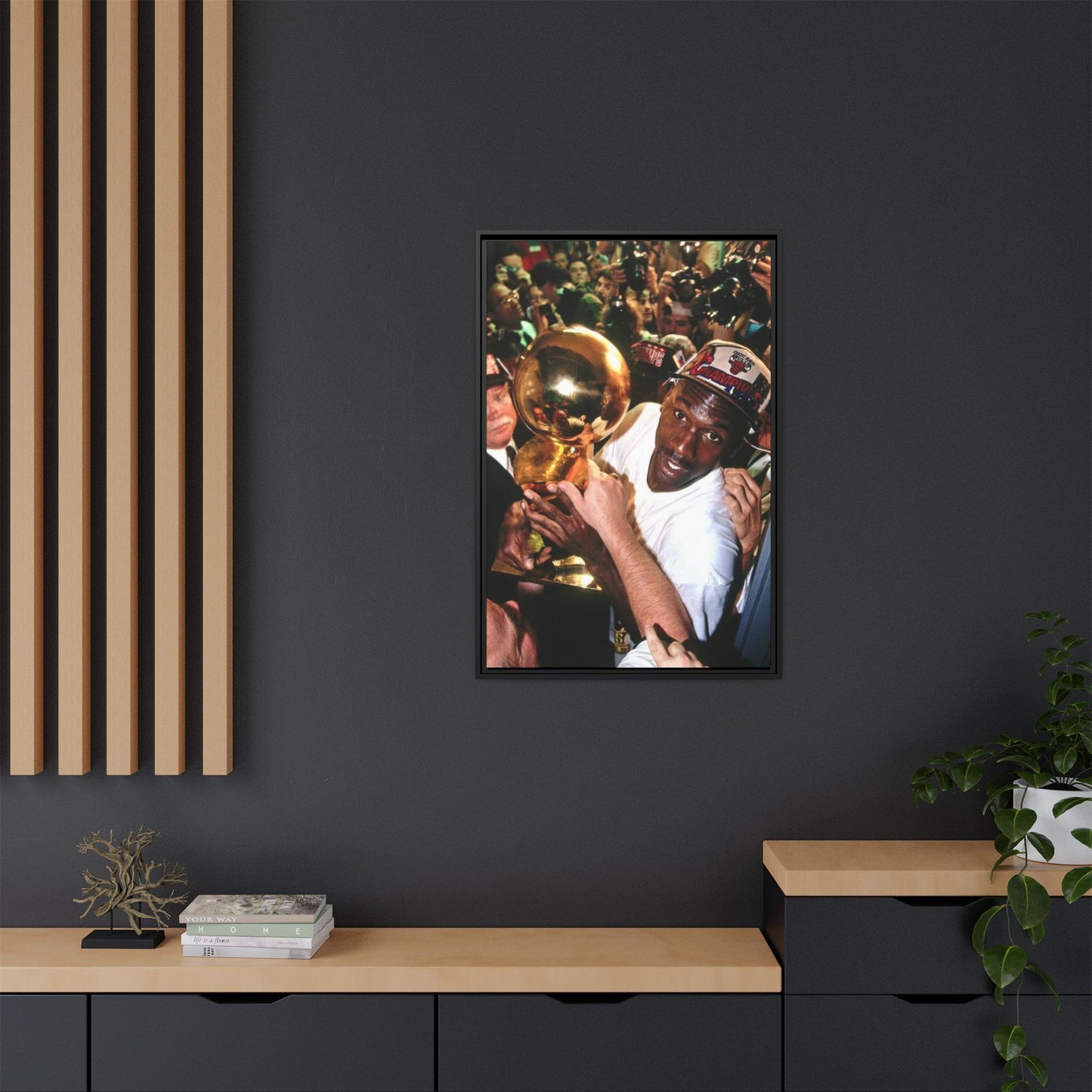 MJ CANVAS WITH FRAME