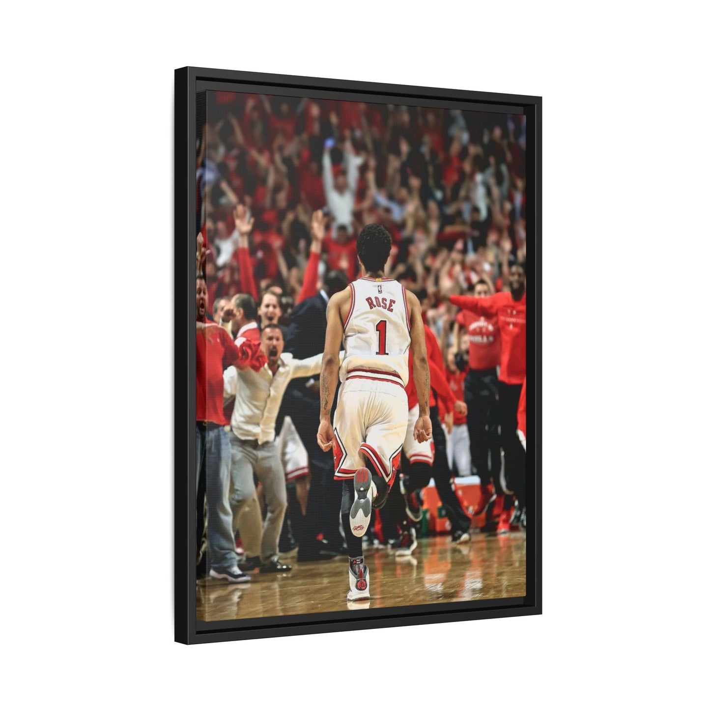 D ROSE CANVAS WITH FRAME