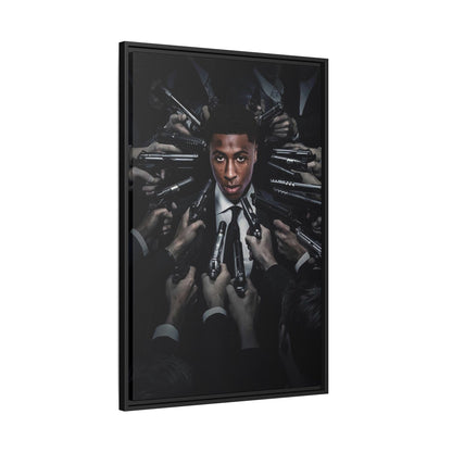 YOUNGBOY CANVAS WITH FRAME